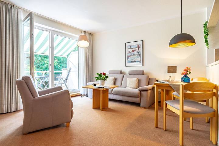 Ferienwohnung für 2 Personen, mit Balkon auf Norderney