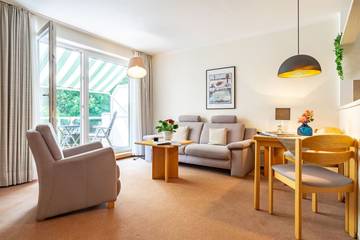 Ferienwohnung für 2 Personen, mit Balkon auf Norderney