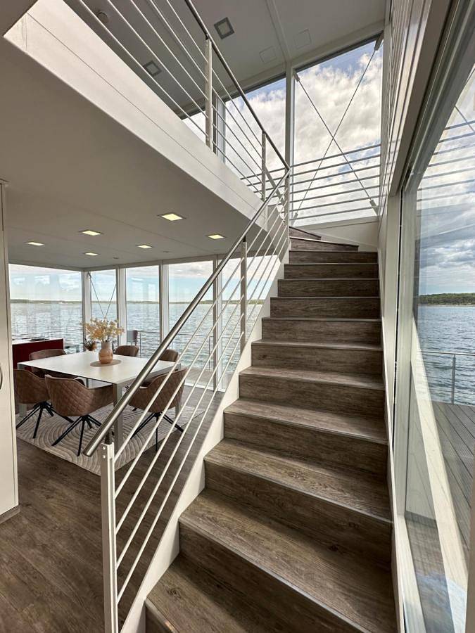 Ferienhaus für 4 Personen, mit Balkon und Terrasse sowie Sauna und Seeblick in Geierswalde - 3