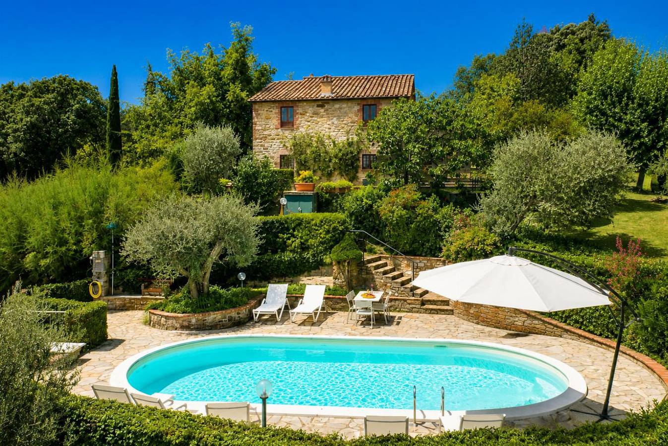 Villa per 8 persone con giardino in Montegabbione, Perugia e dintorni
