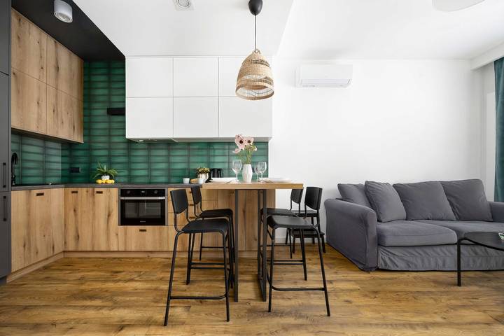 Apartament wakacyjny dla 4 osób, z Ogród w Bemowo