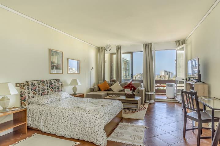 Apartamento estúdio para 4 pessoas, com Varanda em 