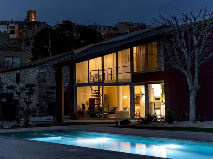 Casa rural para 8 personas, con jardín y piscina en Noguera - 2