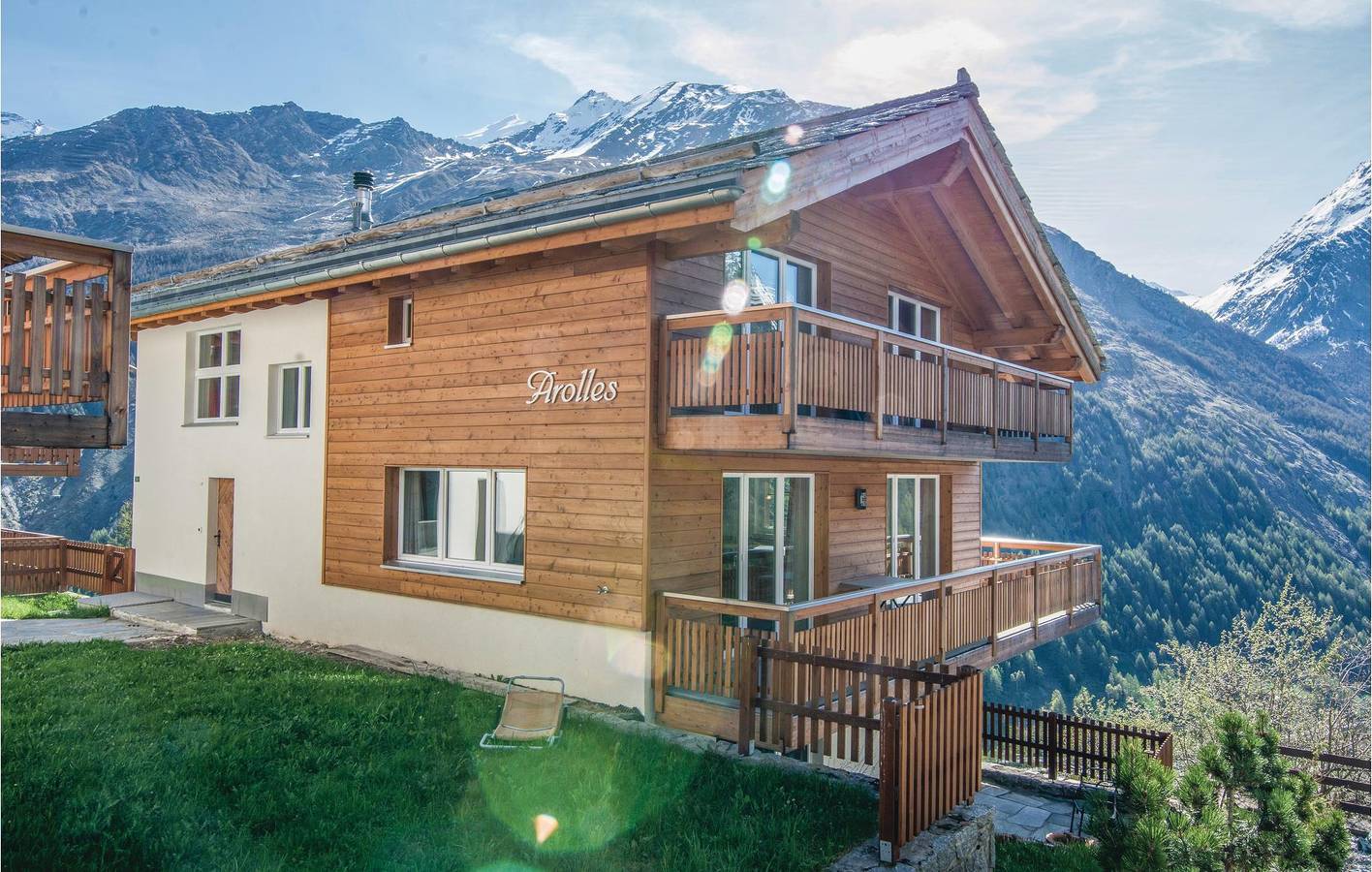 Casa de férias para 10 pessoas com jardim in Saas-Fee, Alpes Valaisanos