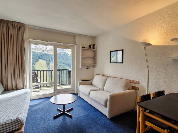 Chalet pour 4 personnes, avec balcon dans Flaine