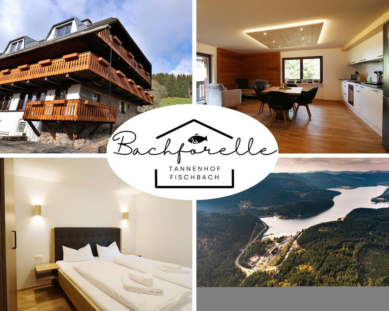 Ganze Ferienwohnung, Tannenhof Fischbach - Fewo 3 "Bachforelle" - Schluchsee, 1 Schlafzimmer in Schluchsee, Südschwarzwald