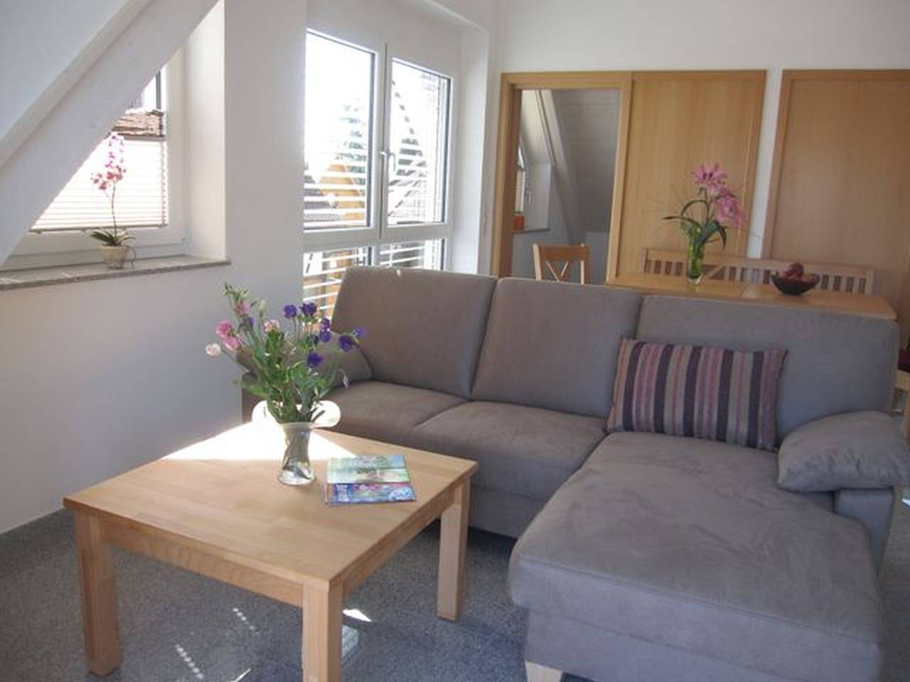 Ganze Wohnung, Ferienwohnung 'Golden Delicious' mit gemeinsamer Terrasse, Gemeinschaftsgarten und Wi-Fi in Salem, Region Bodensee-Oberschwaben