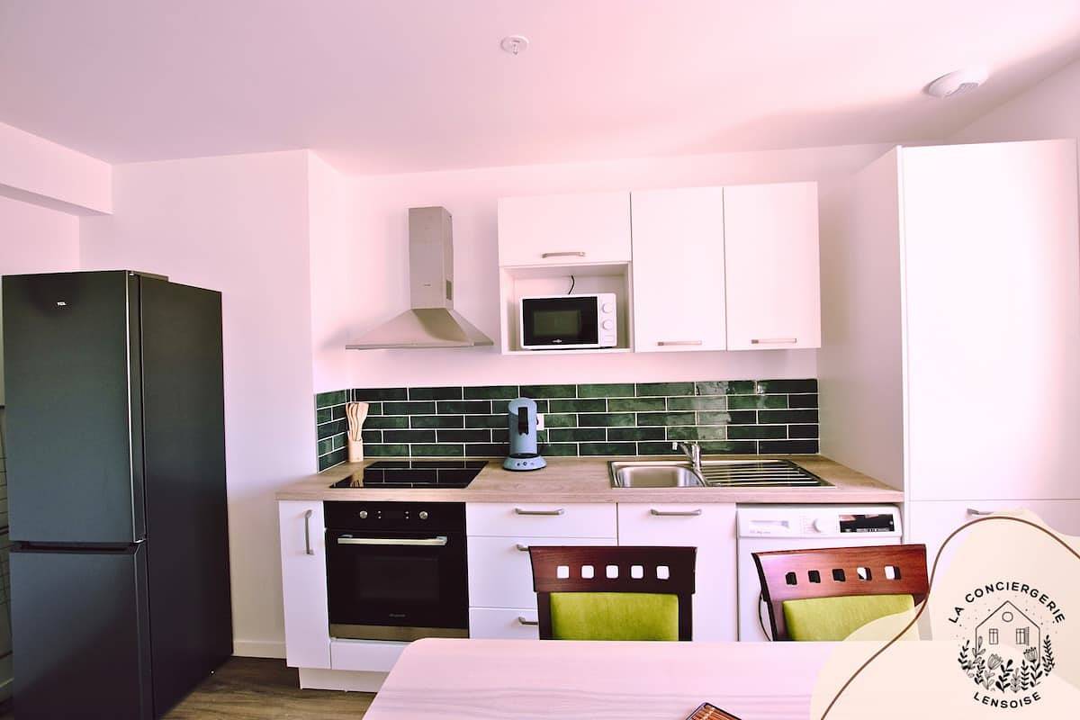 Ganze Wohnung, Chez Jean 3, hyper centre, wifi, 4 pers, Bollaert in Lens, Lens und Umgebung