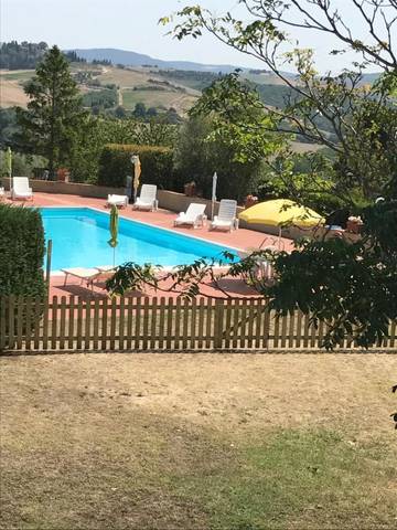 Gîte pour 4 personnes, avec piscine ainsi que jardin et vue à San Giovanni d'Asso