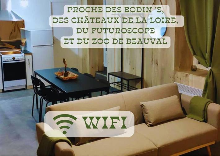 Gîte pour 7 personnes à Descartes