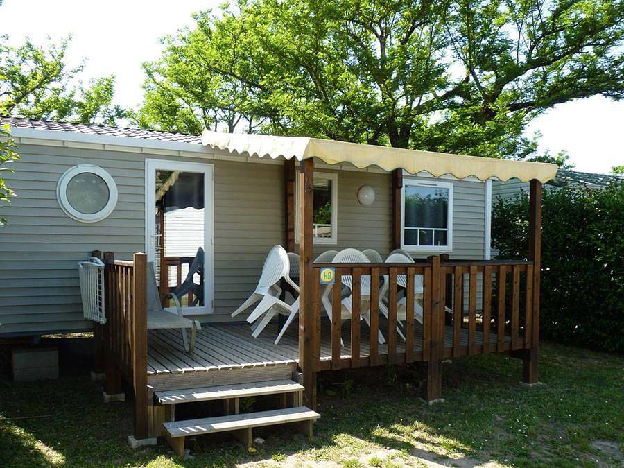 Flower Camping Le Riviera - Mobile home 7 persons - 3Ch Comfort + in Sampzon, Ardèche