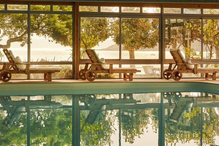 Hôtel pour 2 personnes, avec Terrasse et Jardin ainsi que Piscine et Sauna