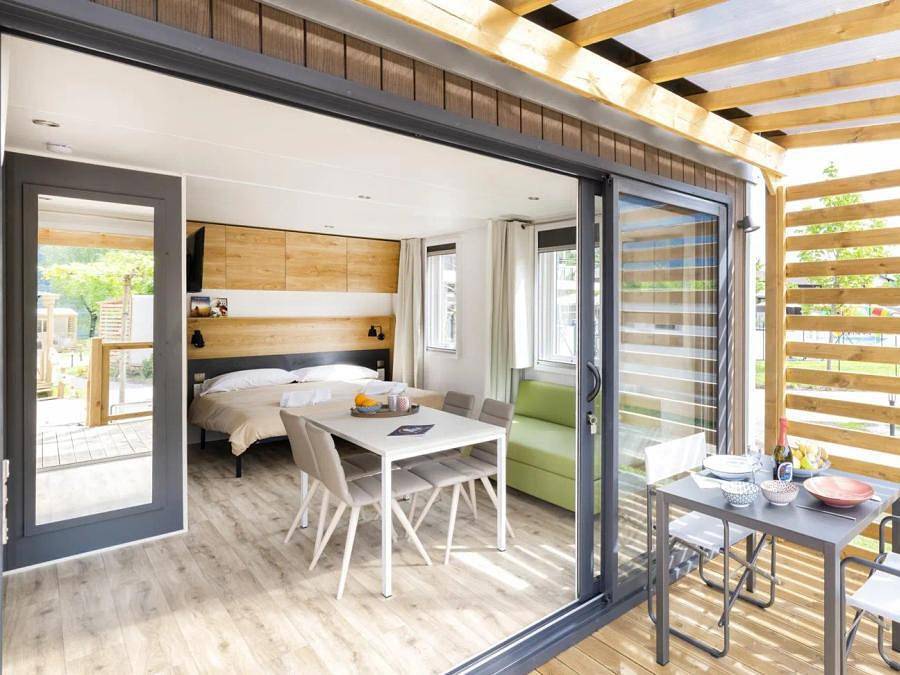 Trasimeno Glamping Resort - Mobilheim 3 personen - Würfel-Suite Xl in Passignano sul Trasimeno, Lago Trasimeno