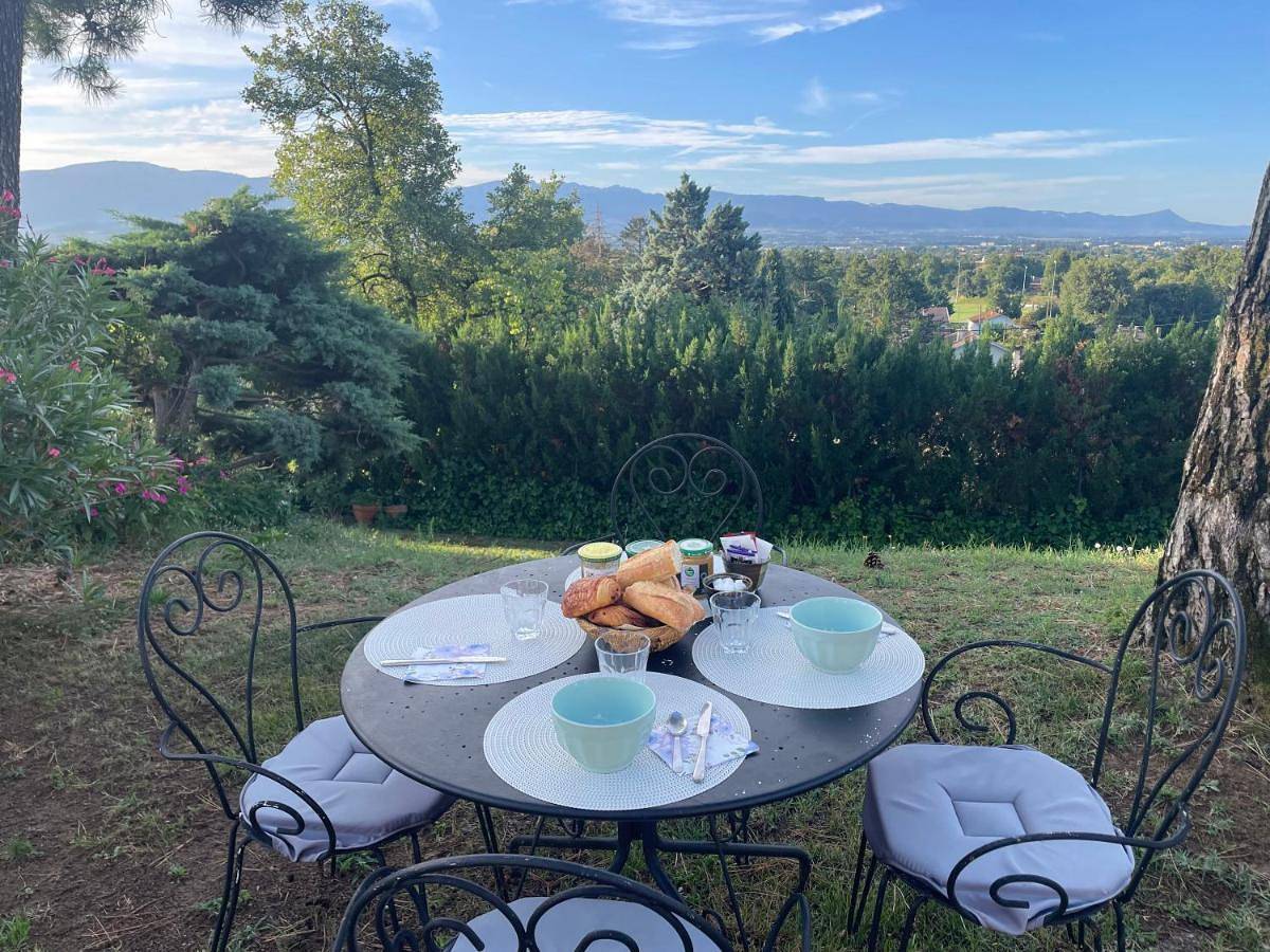 Double Room with Garden View in Mours-Saint-Eusèbe, Région de Valence