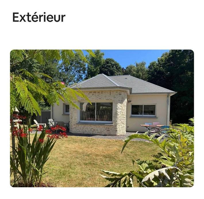 Location de vacances pour 7 personnes, avec jardin à Nonant