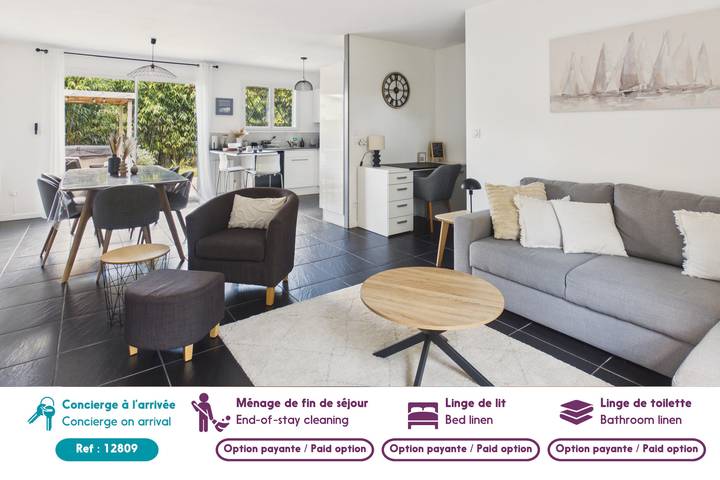 Haus mit Jacuzzi und groß Garten – 6 Personen in Andernos-les-Bains, Arcachon und Umgebung