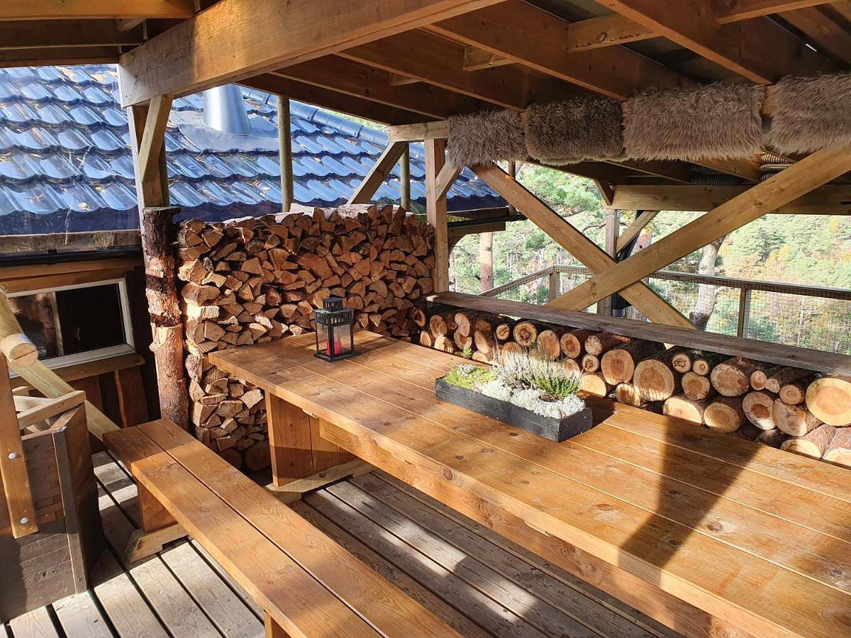 Gluba Treetop Cabins Elgposten in Mandal