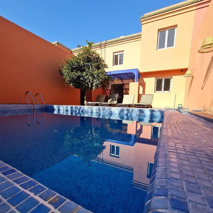Villa pour 8 personnes, avec piscine ainsi que jardin et vue à Marrakech