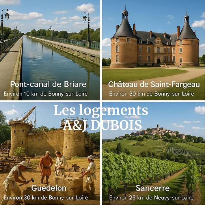 Location de vacances pour 8 personnes, avec jardin à Neuvy-sur-Loire - 3