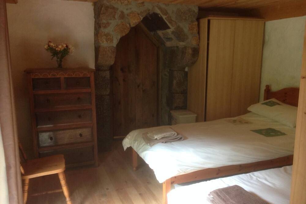 Traditional farmhouse, cottage and lodge, 2 acre garden and woods, in Louvigné-du-Désert, Fougères-Vitré