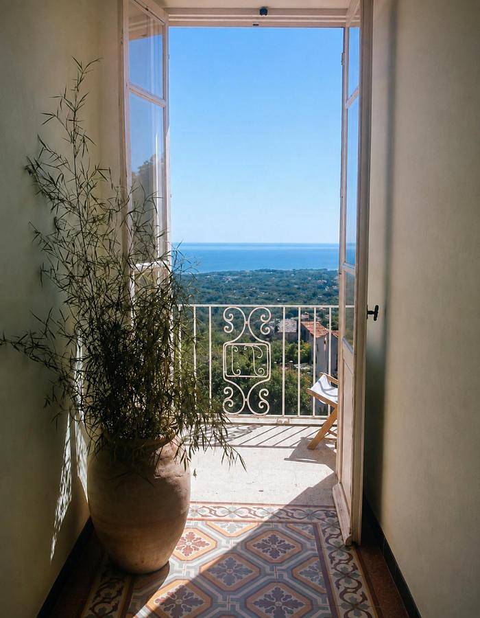 Chambre d’hôte pour 2 personnes, avec Terrasse ainsi que Jardin et Vue à Penta-di-Casinca