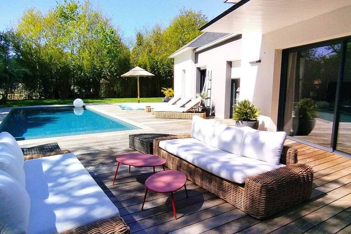 Maison de vacances pour 7 personnes, avec jardin et terrasse à Saint-Nazaire