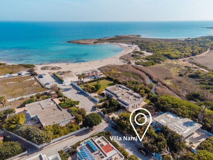 'Villa Nami' in Strandnähe in Pantanagianni, Carovigno