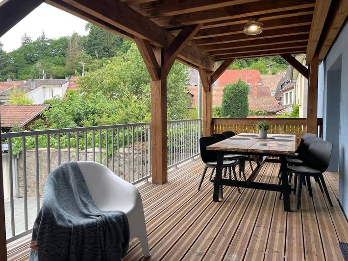 Appartement de vacances pour 6 personnes, avec vue et terrasse