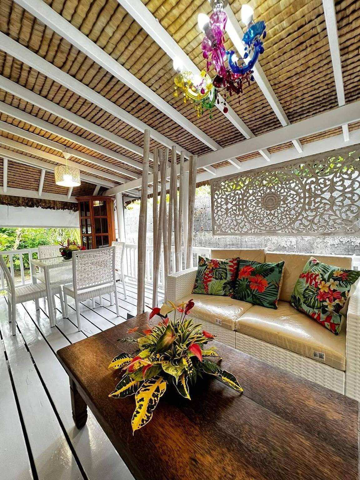 Maison de vacances pour 4 personnes avec balcon in Punaauia, Tahiti