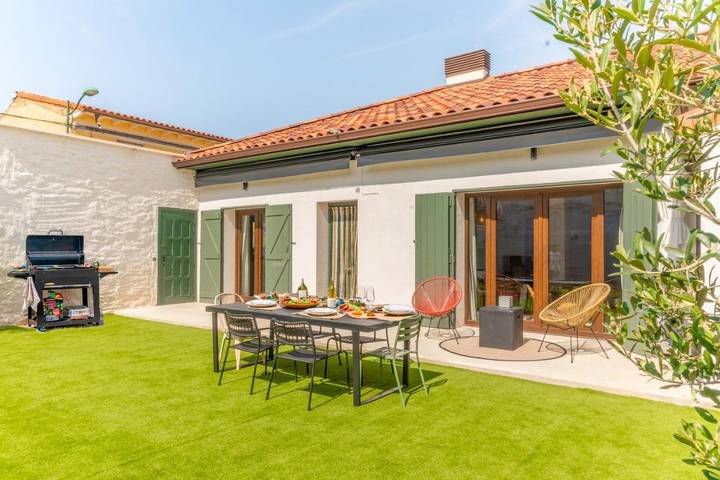 Casa de vacaciones para 8 personas, con jardín en Ribera Navarra