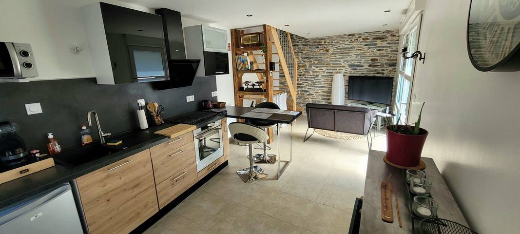 Gîte pour 2 personnes, avec terrasse à Guémené-Penfao