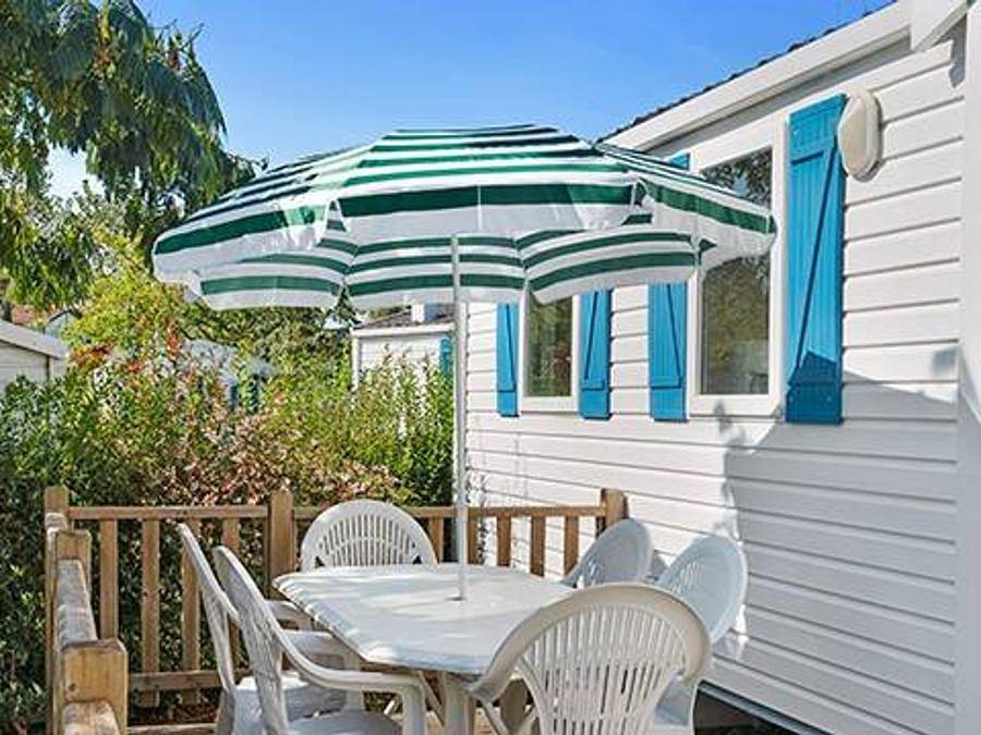Camping La Dune Blanche - Mobilhome 6 personas - Mobil-home | Clásico | 3 Dormitorios | 6 Pers. | Terraza elevada descubierta | 1 baño in Camiers, Montreuil und Umgebung