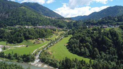 Chambre d’hôte pour 3 personnes, avec jardin ainsi que vue et sauna, animaux acceptés à Canal San Bovo