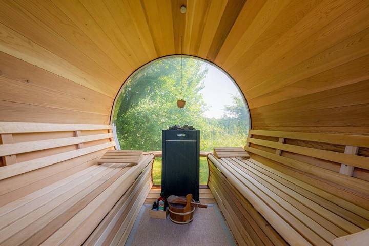 Ganze Wohnung, Ferienwohnung Mühlendeich mit Sauna und Garten in Vollerwiek in Vollerwiek, Eiderstedt