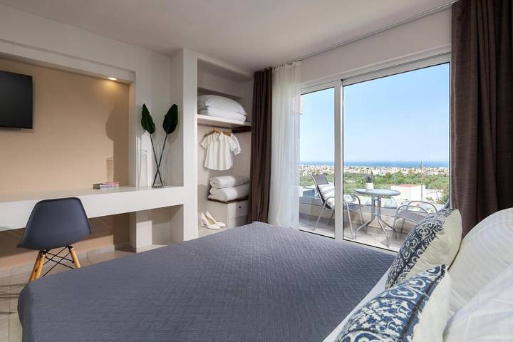 Maison d’hôte pour 3 personnes, avec jardin ainsi que vue et piscine à Chersónissos - 3