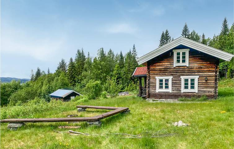 Ferienhaus für 6 Personen mit Garten in Sigdal