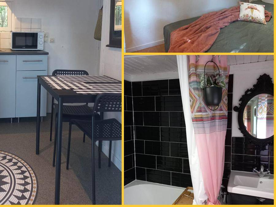 Camping Verbela Village - Chalet 2 persons - 18m² - 1 bedroom in Noves, Arles region