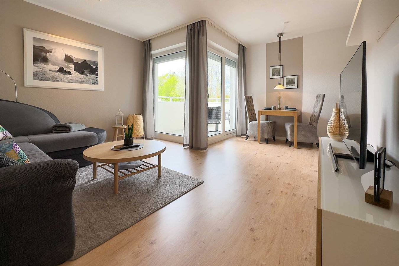 Apartamento entero, Strandnahe Ferienwohnung 2 im Haus Poseidon Duhnen inkl. Strandkorb in Duhnen, Cuxhaven