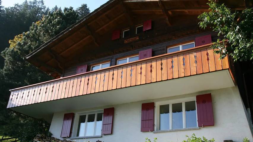Ferienhaus für 6 Personen, mit Garten in Adelboden