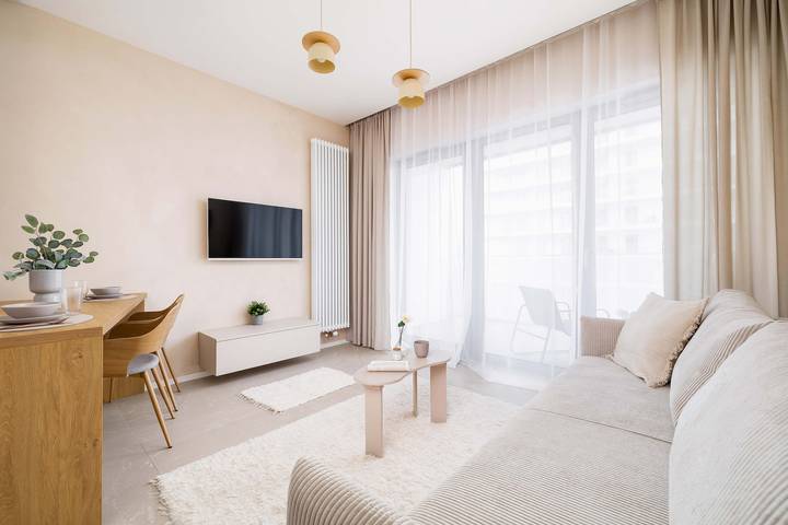 Gîte pour 4 personnes, avec balcon/terrasse, adapté aux familles à Katowice - 4