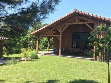 Gîte pour 6 personnes, avec vue et jardin à Vielle-Saint-Girons