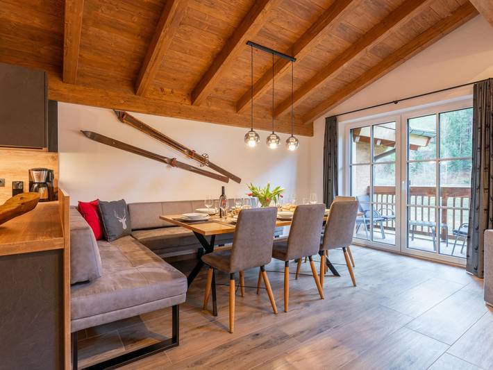 Chalet für 8 Personen, mit Balkon und Garten sowie Sauna im Salzburger Land - 4