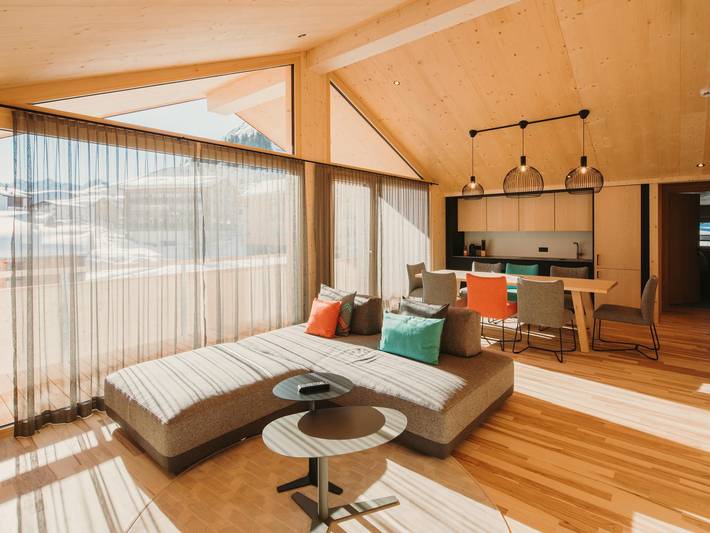 Ganze Ferienwohnung, Panoramasuite "Sunny Alpin" in Bregenzerwald (Vorarlberg), Warth