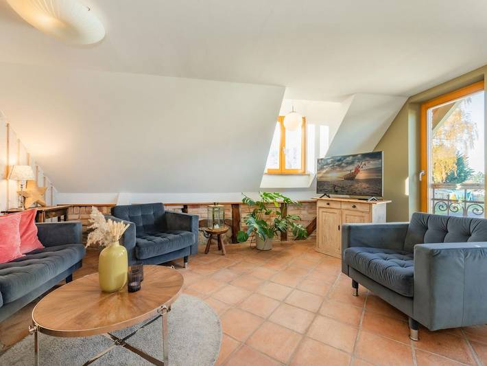 Ganze Ferienwohnung, Ferienwohnung am Rieck 02 - Ferienwohnung am Rieck 02 - geräumiges Landhaus-Domizil mit Kamin in Zempin, Usedomer Norden