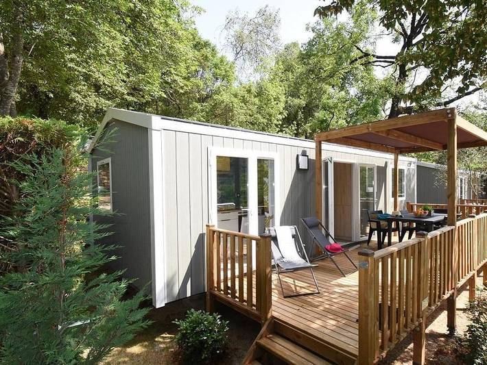 Camping Sites et Paysages - Les Pinèdes  - Mobilheim 6 personen - Cottage Privilège Soléa in La Colle-sur-Loup, Mittelmeerküste (Frankreich)