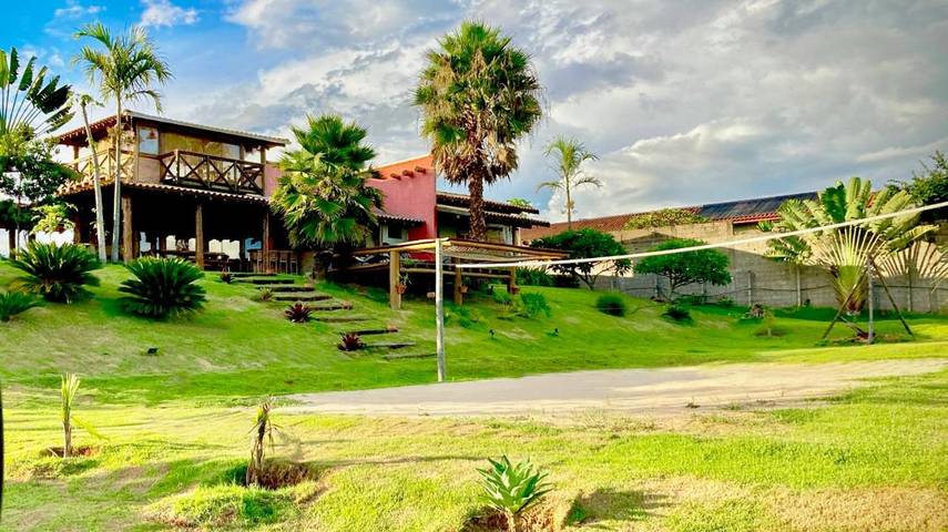 Casas e apartamentos de temporada para 12 pessoas, com vista e jardim e ainda vista para o lago em Delfinópolis