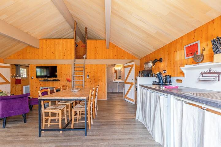 Chalet pour 5 personnes, avec jacuzzi