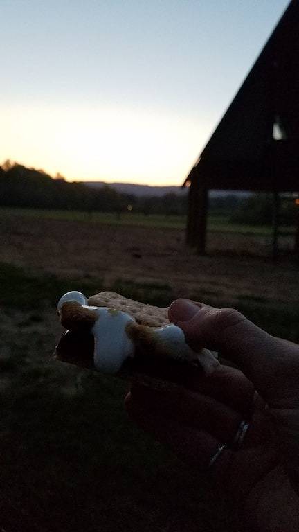 Camp under Blue Ridge Mtn sky river A Frame Cabin in Surry County