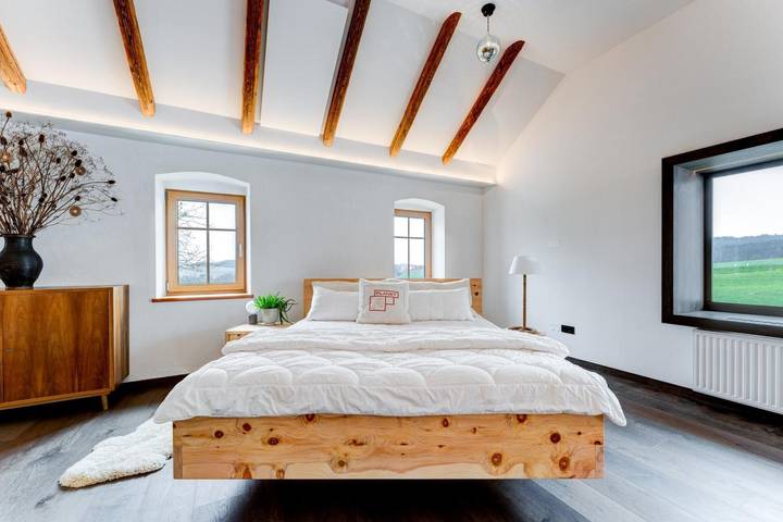 Ganzes Studio, Einzimmerapartment 'Außergewöhnliches Loft' mit Bergblick und Wi-Fi in Innviertel