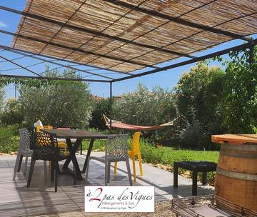 Cottage pour 6 personnes, avec sauna et piscine ainsi que jacuzzi et jardin à Châteauneuf-du-Pape